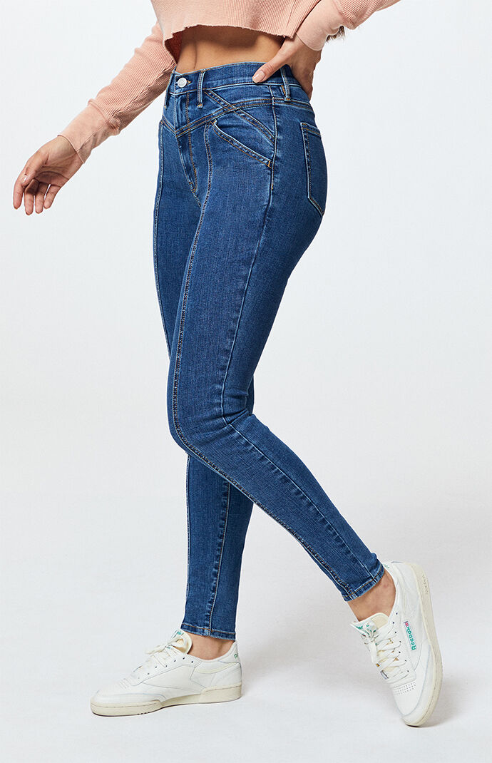 Kiki Blue Super High Waisted Jeggings