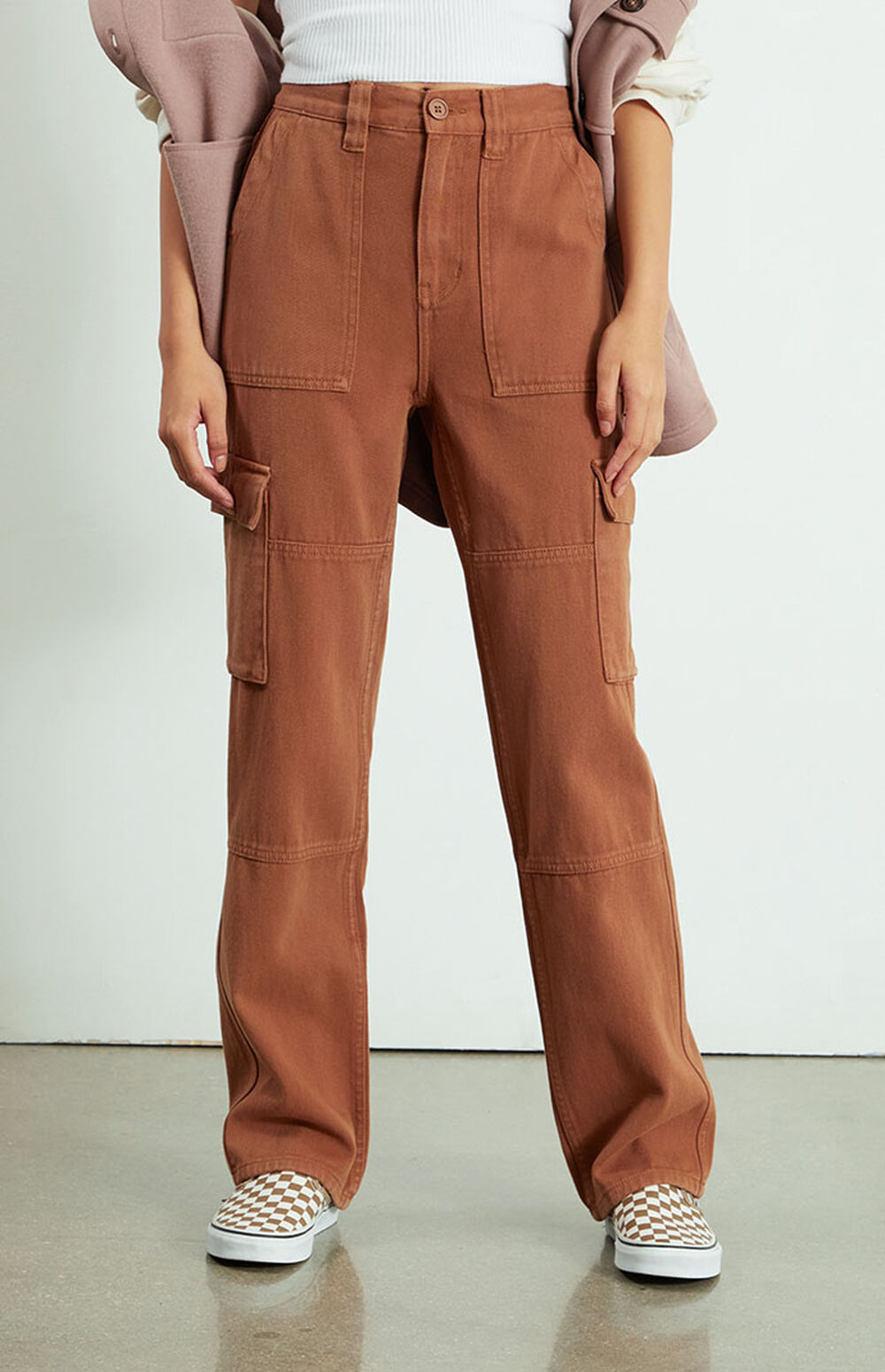 PacSun Brown Cargo Skate Pants PacSun
