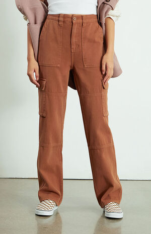 Brown Cargo Skate Pants image number 2