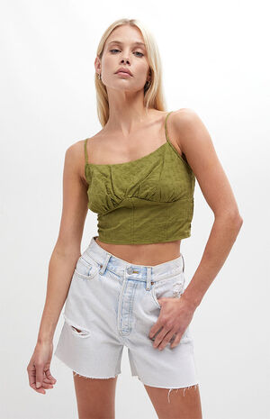 Embroidered Corset Top image number 1