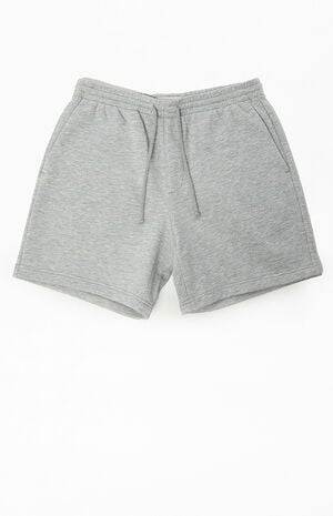 Fleece Grey Sweat Shorts image number 1