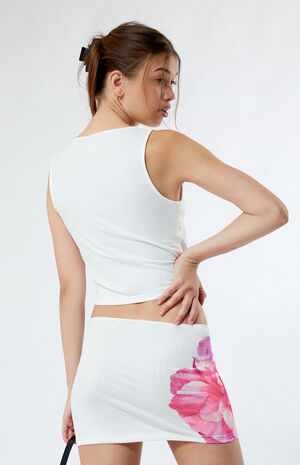 Floral Mesh Tank Top image number 3