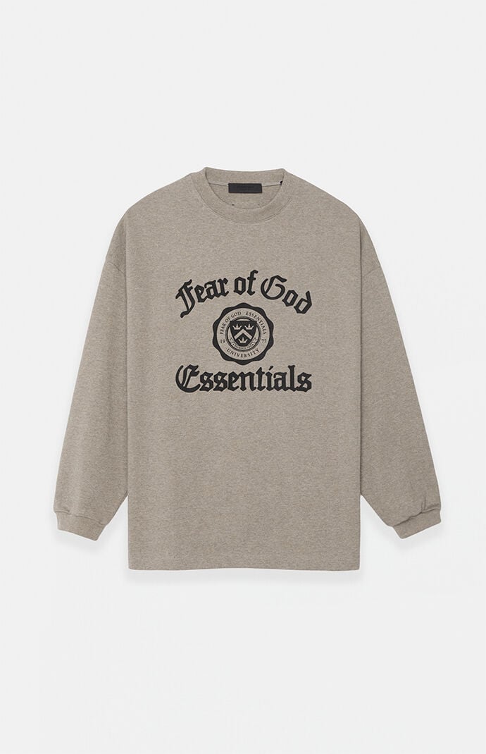 Fear of God Heather Grey Heavy Long Sleeve T-Shirt