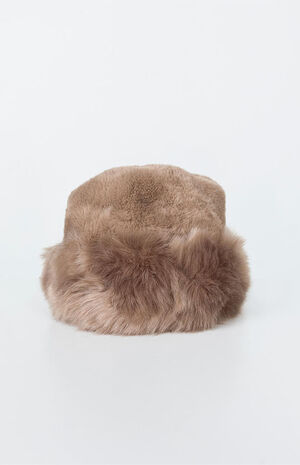 Veruca Fluffy Faux Fur Hat image number 2