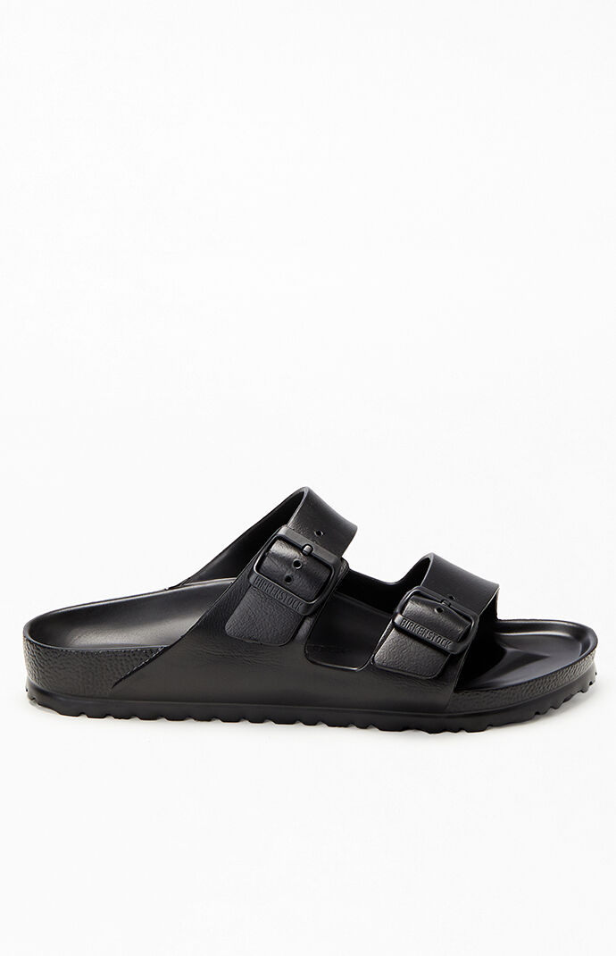 Birkenstock Women s Arizona Essentials Slide Sandal Black PacSun