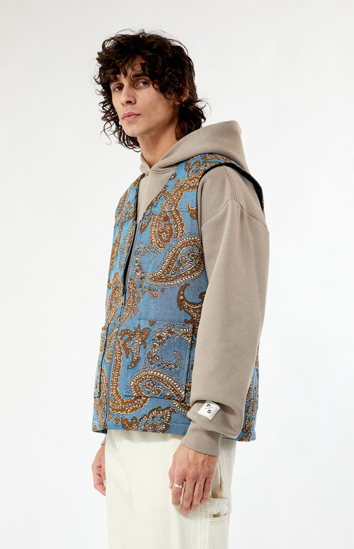トップス sahara Cut Jacquard Vest sahara（サハラ）の「Cut Jacquard Vest/カットジャガードベスト
