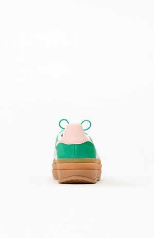 Kids Green Gazelle Bold Shoes image number 3