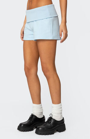 Super Edikted Fold Over Sweat Shorts image number 3