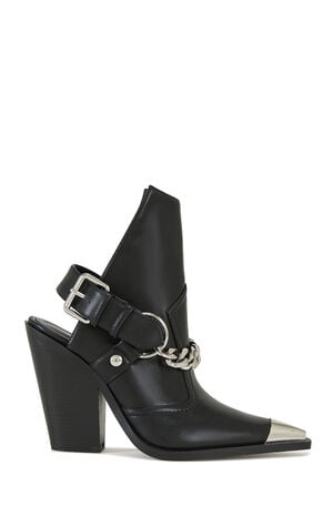 Women's Black Western Booties image number 1