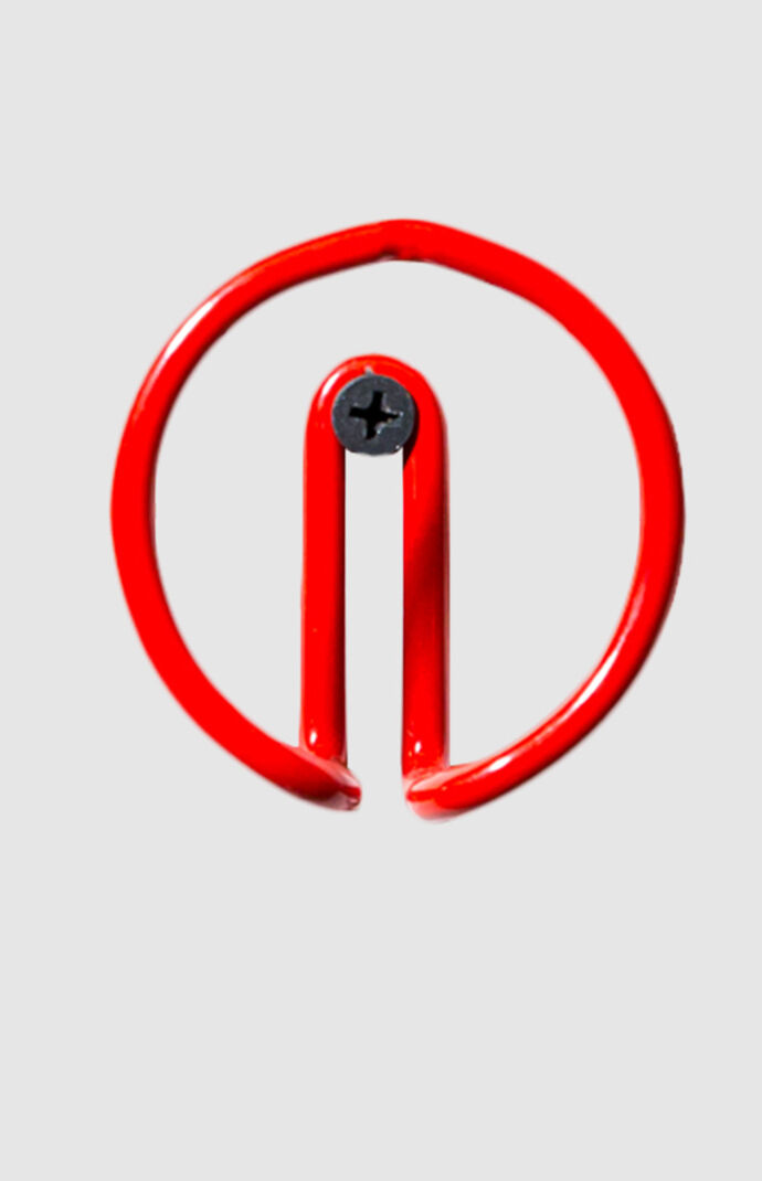 Red Circle Wall Hook