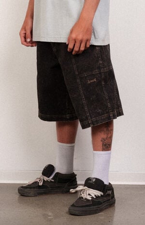 Dark Khaki Hammer Denim Walkshorts image number 3