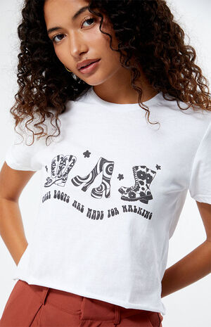 Boots Cropped Tyler T-Shirt image number 1