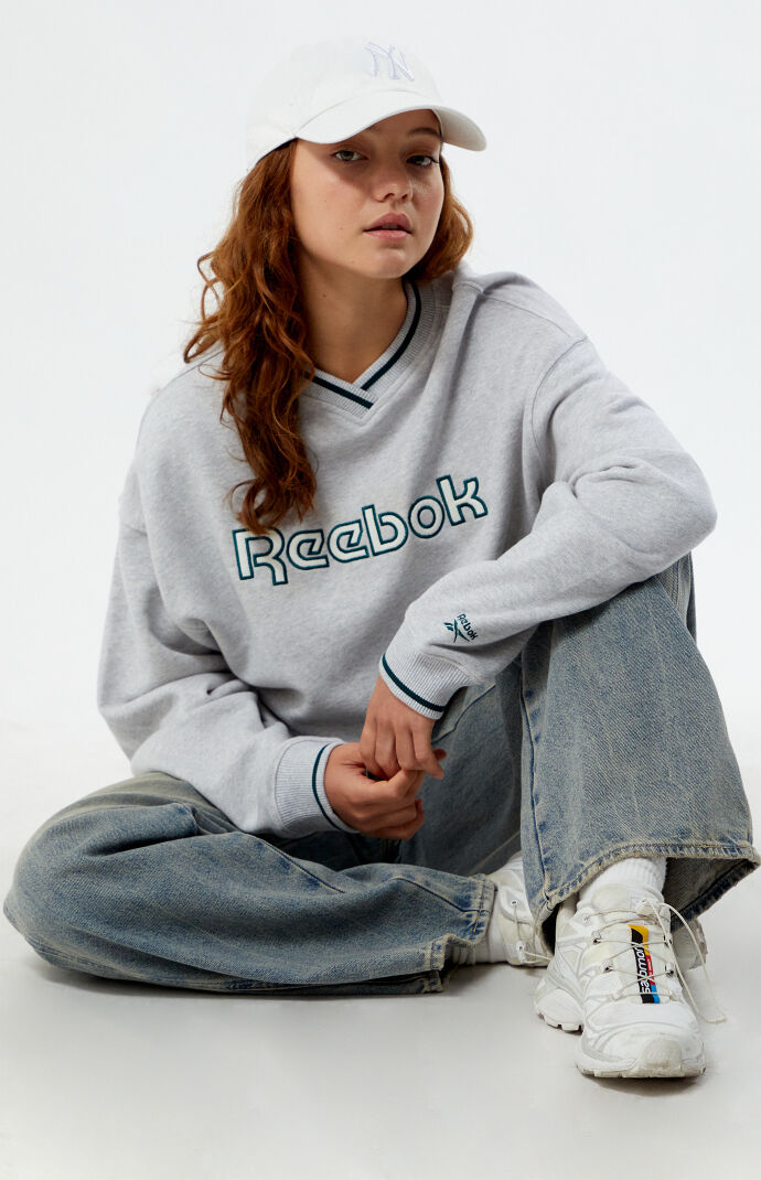 Reebok Team V Neck Sweatshirt PacSun