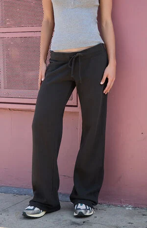 Black Hilary Baggy Sweatpants image number 1