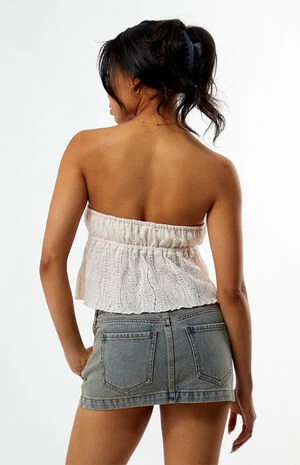 Lace Babydoll Tube Top image number 4