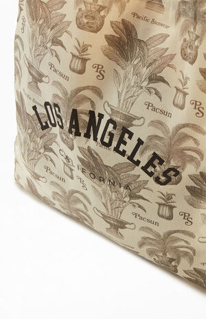 Reusable Etoile Monogram Print Tote Bag image number 4