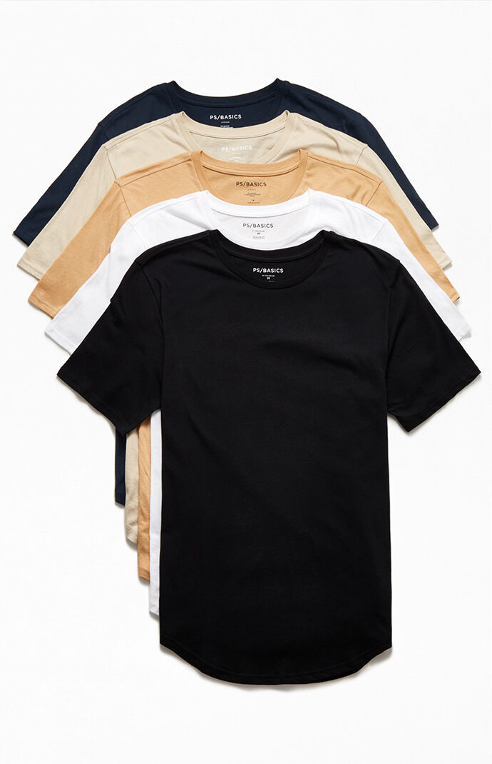 Five Pack Seasonal Scallop T-Shirts