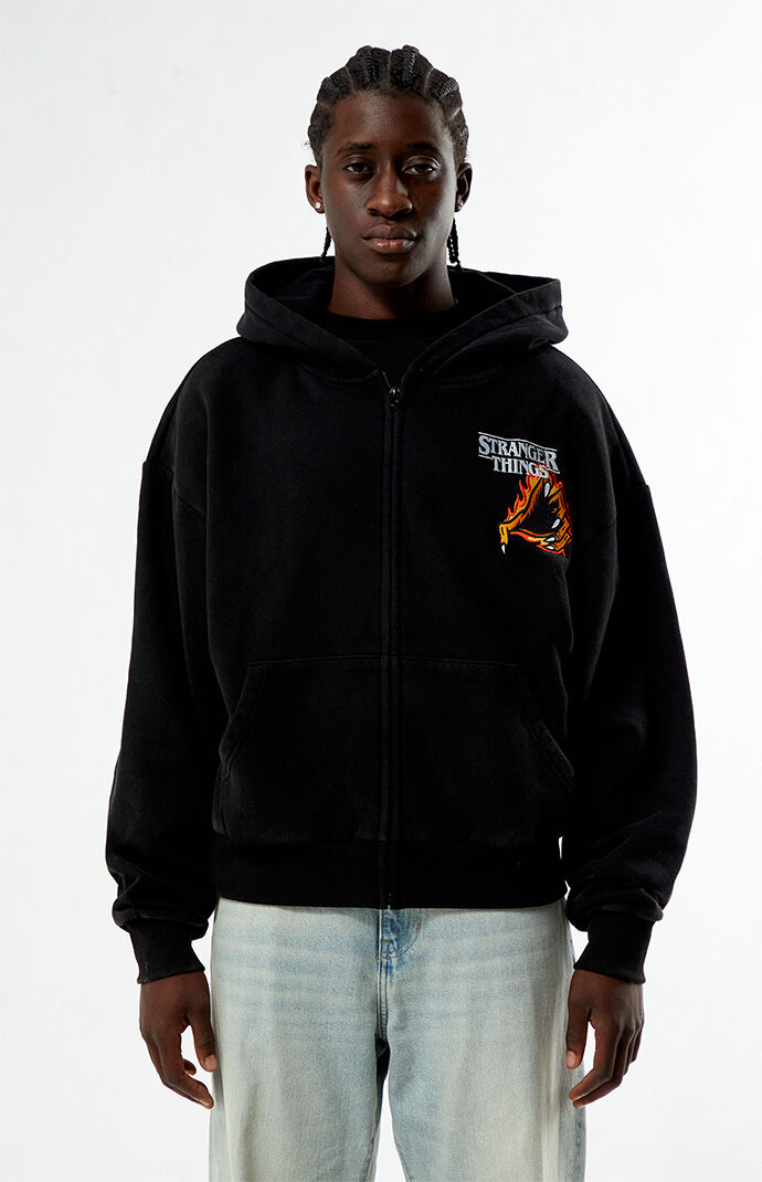 Netflix x Stranger Things Creatures Welcome Zip Up Hoodie | Pacsun