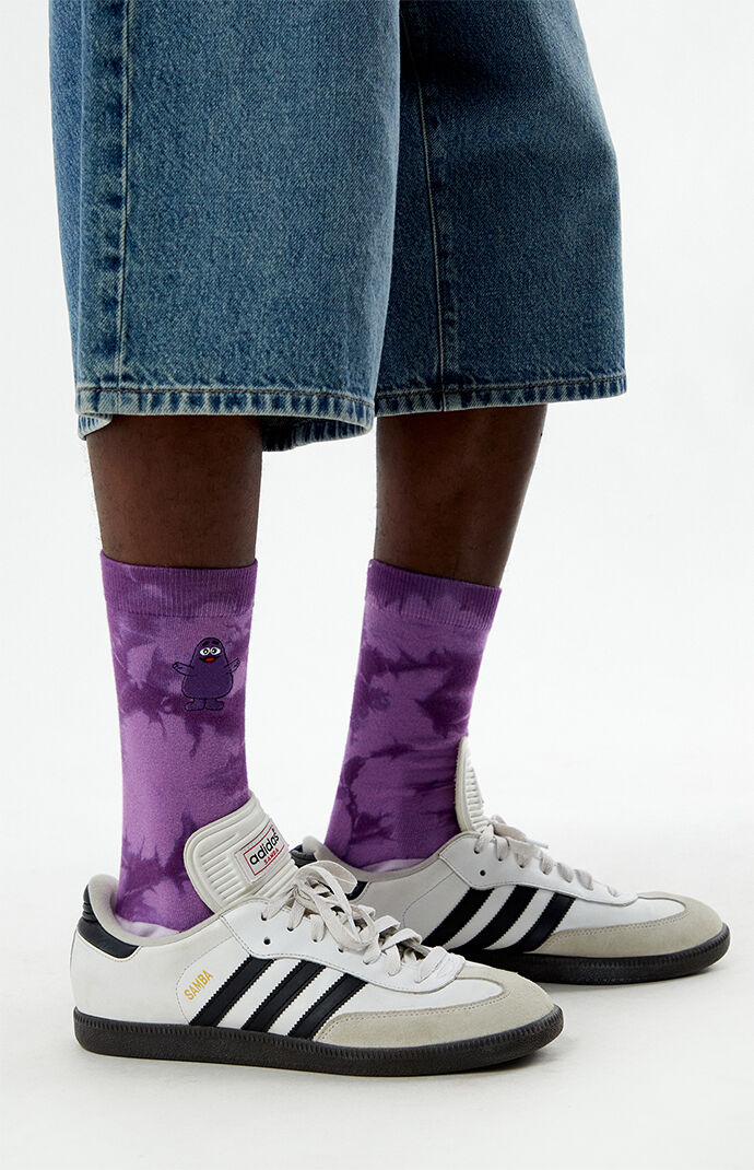 McDonaldland Grimace Tie Dye Crew Socks