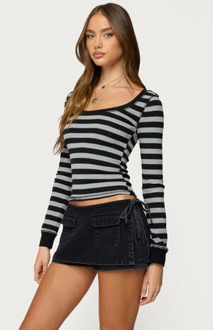 Rainey Striped Long Sleeve Top image number 2