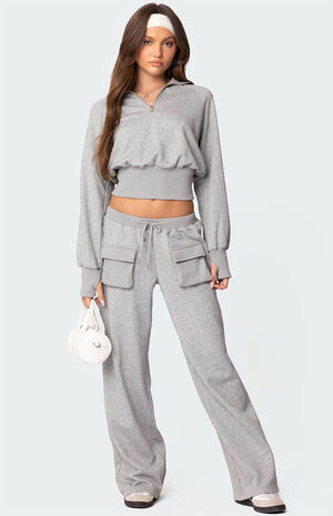 Bailey French Terry Cargo Pants image number 1