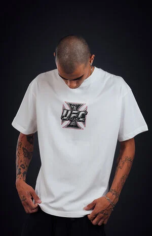 x UFC White Core Logo T-Shirt image number 1