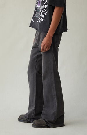 Jordan Baggy Bootcut Jeans Black Jordan Baggy Bootcut Jeans Black image number 3