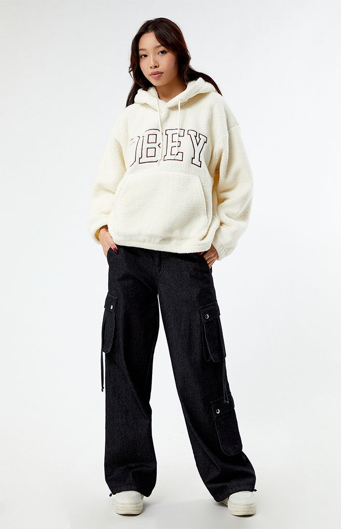 Obey collegiate hoodie discount