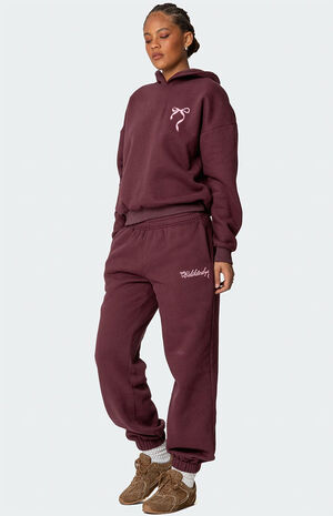 Sasha Bow Detail Sweatpants image number 4