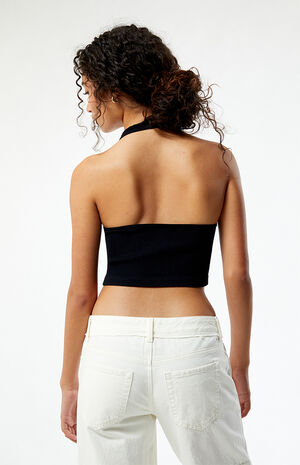 Seamless Scoop Halter Top image number 3
