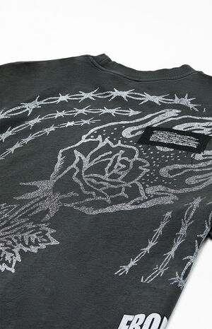 Thorns N Roses American Classic Oversized T-Shirt image number 4