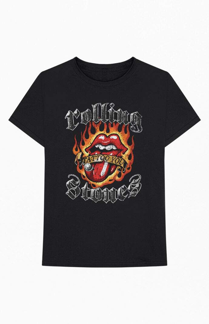 The Rolling Stones Flaming Tattoo T-Shirt