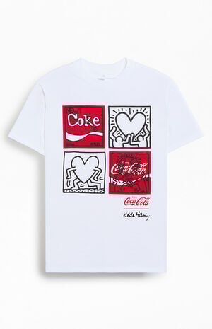 Keith Haring x Coke Heart T-Shirt image number 1