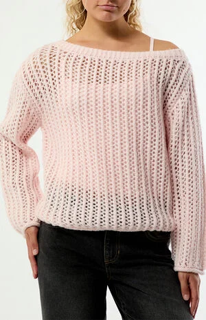 Sally Off-The-Shoulder Pullover Sweater image number 3