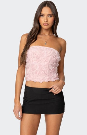 Rosee Textured Floral Corset image number 1