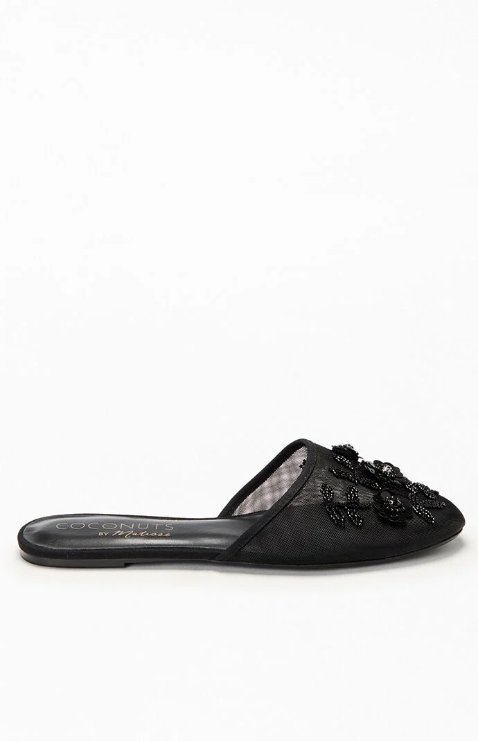Matisse Women's Black Maven Mesh Mules
