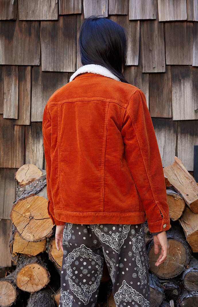 PacSun Kids Sherpa Lined Corduroy Trucker Jacket PacSun