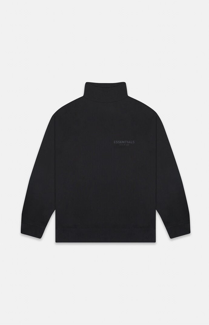 fear of god mock neck sweatshirt