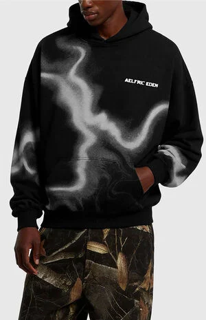 Thermal Blurred Image Oversized Hoodie image number 1