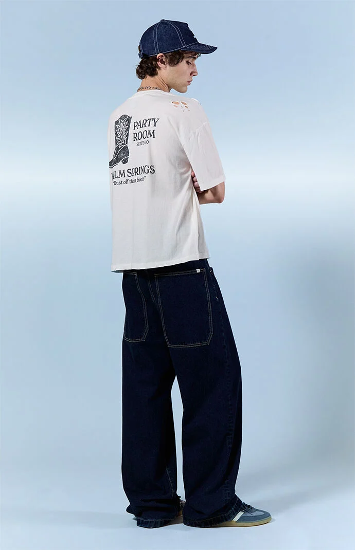 Pacsun Blake Extreme Baggy Jeans Dark Indigo