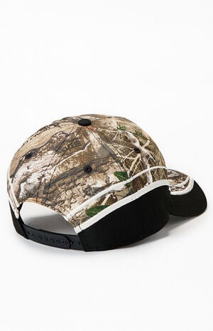 Atlanta Braves Reverse Camo Panel 9FORTY Snapback Hat image number 2