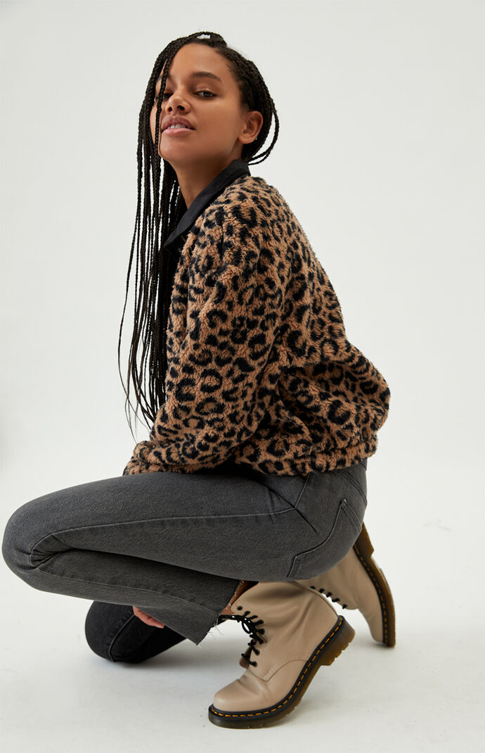 Coco Sherpa Henley Sweatshirt
