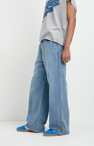 Blake Extreme Baggy Jeans Double Pocket Light Blue image number 3