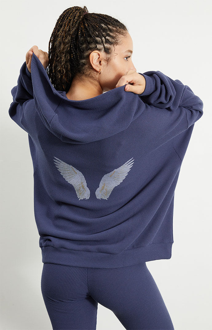 Boys Lie Ascend Thermal Cropped Hoodie PacSun
