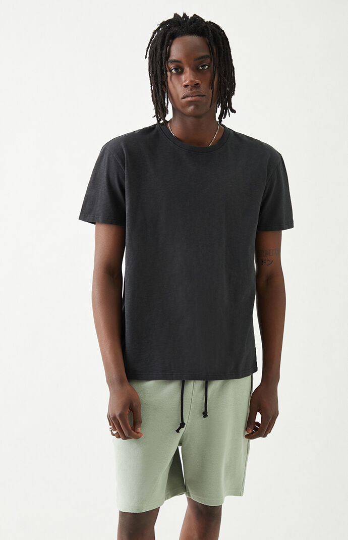 Black Slub T-Shirt
