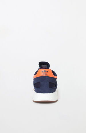I-5923 Navy & Orange Shoes image number 3