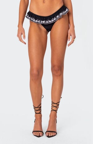 Frilly Cheeky Bikini Bottom image number 3