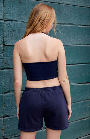 Navy Alexis Halter Top image number 4