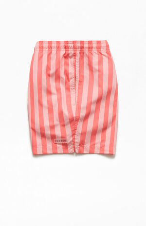 Crimson Stripe 15" Swim Trunks image number 3