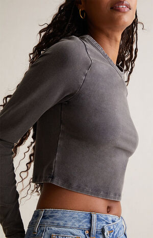 Brenn Long Sleeve Crop Top image number 4